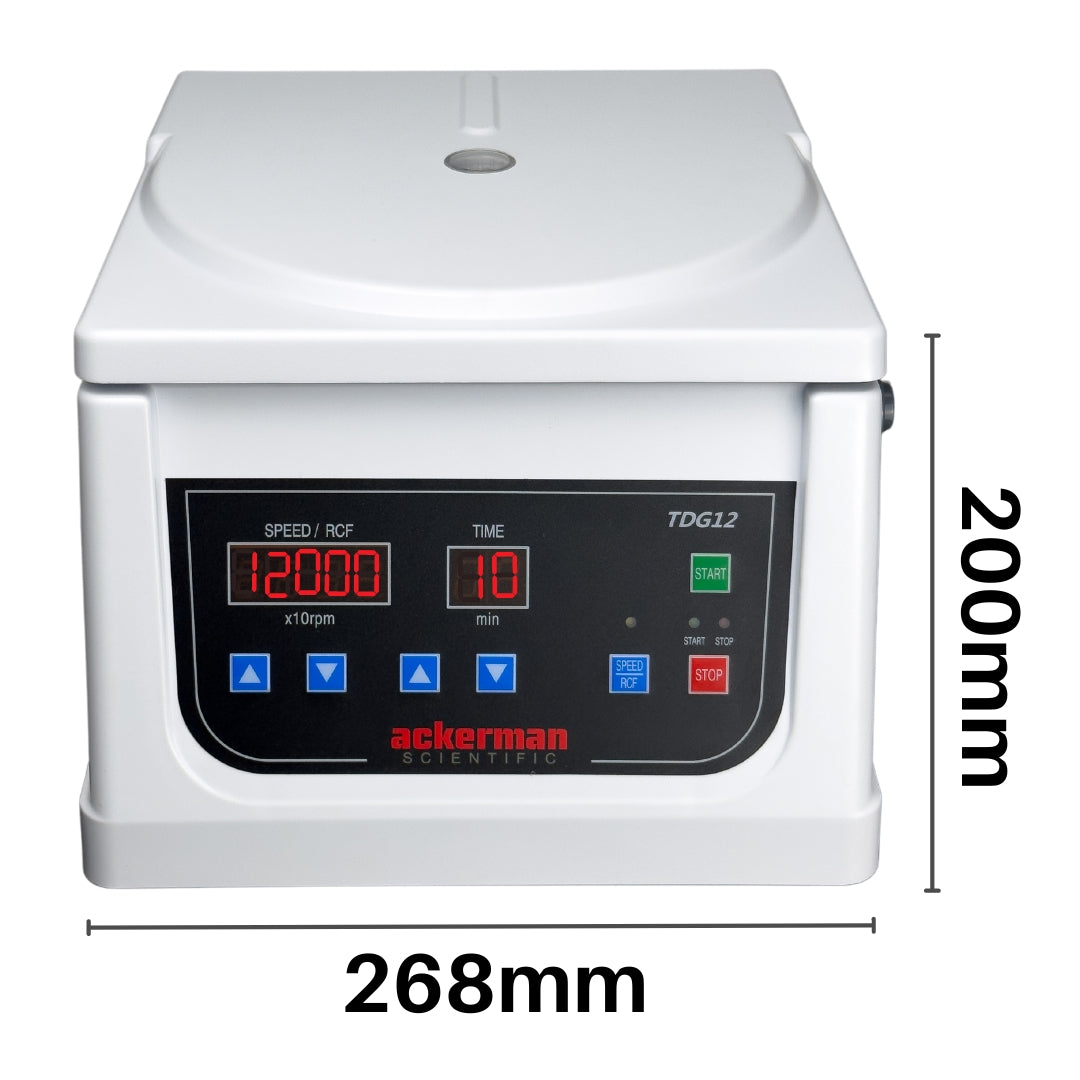 TDG12 Microcentrífuga Digital Hematocrito 24 Capilares 12000rpm